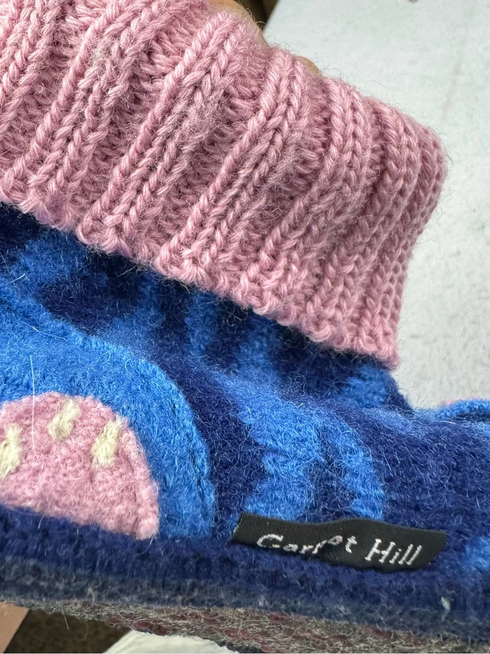 Garnet Hill Kids Cat Boiled Wool Slippers by Haflinger sz 2